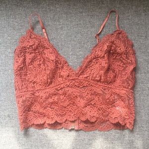 LF lace bralette NWT by Emma & Sam with zip back